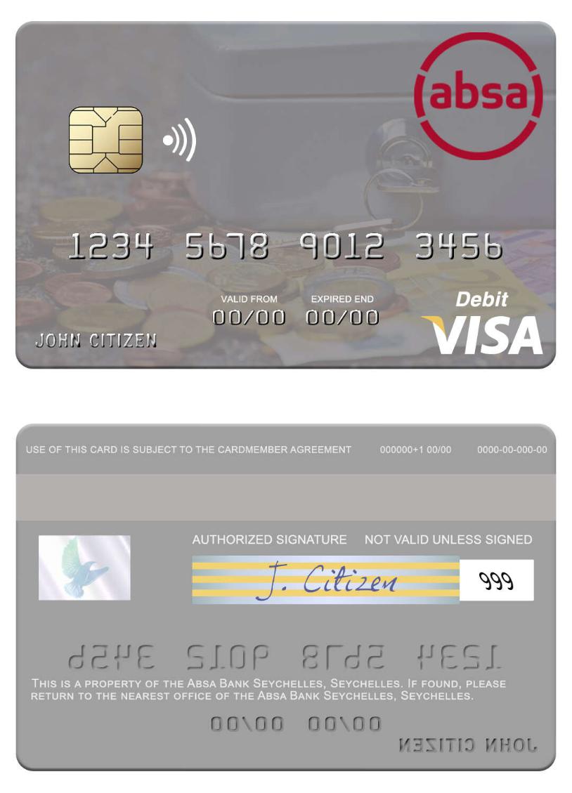 Seychelles Absa Bank Seychelles visa debit card